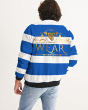 Load image into Gallery viewer, SF WEAR 2 TONE - BLUE/WHITE Men's Bomber Jacket