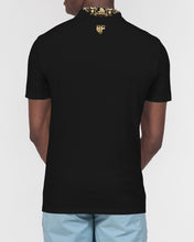 Load image into Gallery viewer, SF POLO-BLACK Men's Slim Fit Short Sleeve Polo
