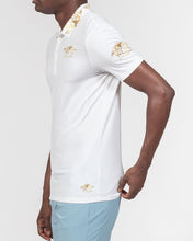 Load image into Gallery viewer, SF WEAR 2 GOLD POLO -WHITE Men's Slim Fit Short Sleeve Polo