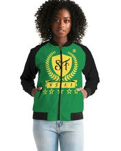 Load image into Gallery viewer, SF WEAR 1 LOGO 2 TONE JAMAICA FEMALE - JACKET Women's Bomber Jacket