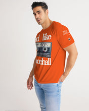 Load image into Gallery viewer, 90'S (BARS) - ORANGE/WHITE Men's All-Over Print Tee