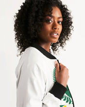 Load image into Gallery viewer, SF WEAR 1 YARD - WHITE Women's All-Over Print Bomber Jacket