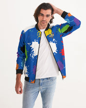 Load image into Gallery viewer, SPLASH JACKET - BLUE Men's Bomber Jacket