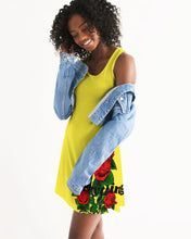 Load image into Gallery viewer, ETR TANK TOP DRESS - YELLOW Women's Racerback Dress