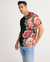 Load image into Gallery viewer, LEFTSIDE FULLY ROSE - BLACK Men's Tee