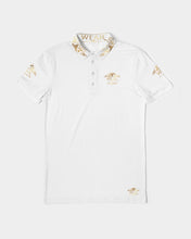 Load image into Gallery viewer, SF WEAR 2 GOLD POLO -WHITE Men's Slim Fit Short Sleeve Polo