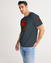 Load image into Gallery viewer, 1 Rose - Navy Blue Men's Tee