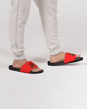 Load image into Gallery viewer, 1 ROSE SLIDE - RED/BLACK Men's Slide Sandal
