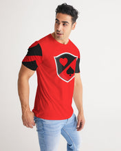 Load image into Gallery viewer, THE SHIELD SPADES/HEART - RED Men's Tee
