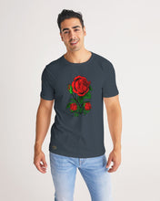 Load image into Gallery viewer, 1 Rose - Navy Blue Men's Tee
