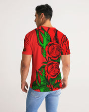 Load image into Gallery viewer, RIGHTSIDE FULLY ROSES - RED Men's Tee