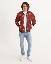Load image into Gallery viewer, SF WEAR FULLY LOGO 2 - BURGUNDY Men's Bomber Jacket