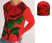 Load image into Gallery viewer, RED ROSE - Men's Long Sleeve Tee