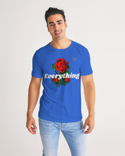 Load image into Gallery viewer, EVERYTHING ROSES 3.0 (T-SHIRT) - BLUE/WHITE Men&#39;s All-Over Print Tee
