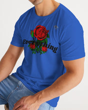 Load image into Gallery viewer, EVERYTHING ROSES 3.0 (T-SHIRT) - BLUE/BLACK Men&#39;s All-Over Print Tee
