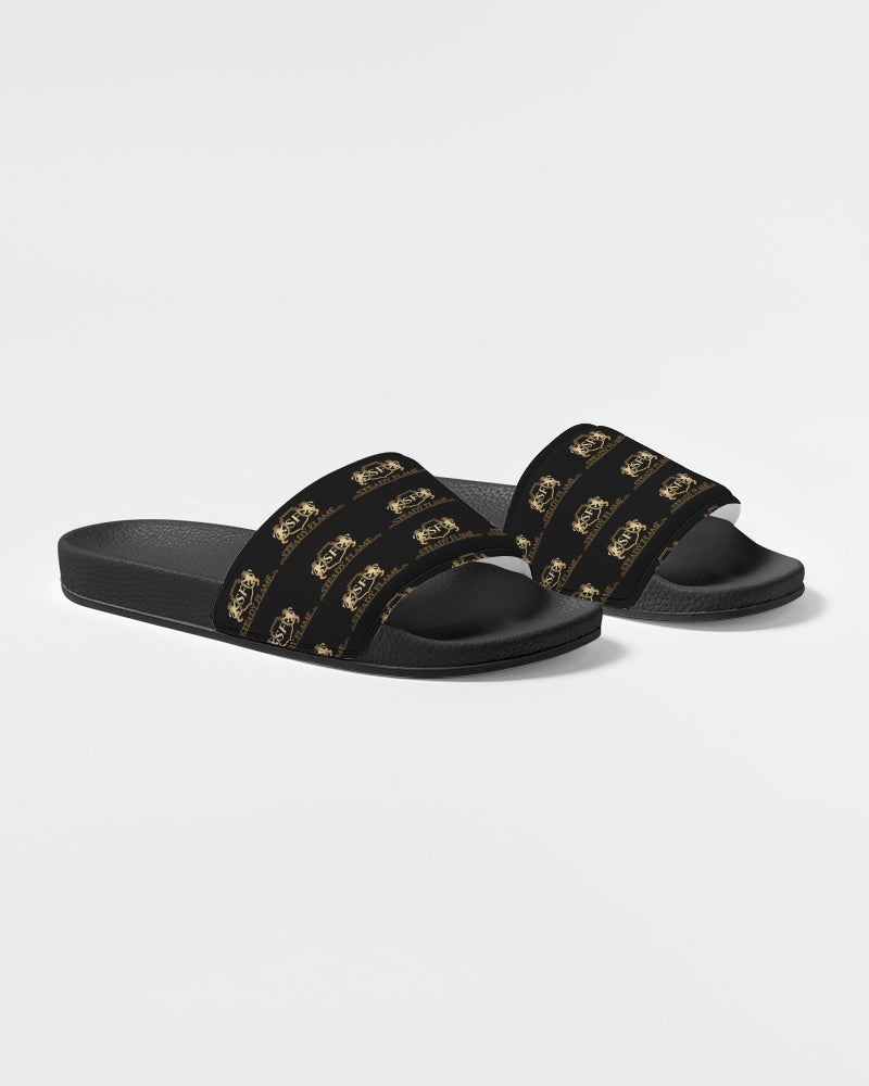 STEADY FLAME CREST (3D) - BLACK Men's Slide Sandal