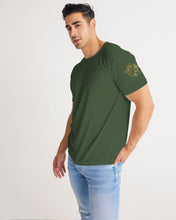 Load image into Gallery viewer, SF WEAR PLAIN T-SHIRT - NAVY GREEN Men&#39;s All-Over Print Tee
