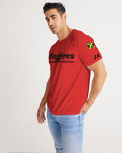 Load image into Gallery viewer, REFUGEES 2.0 - RED Men&#39;s All-Over Print Tee
