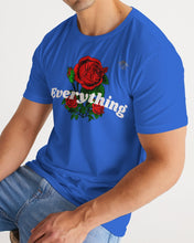 Load image into Gallery viewer, EVERYTHING ROSES 3.0 (T-SHIRT) - BLUE/WHITE Men&#39;s All-Over Print Tee
