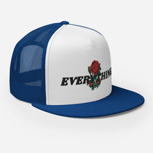 Load image into Gallery viewer, EVERYTHING ROSES LINK UP - BLUE/WHITE/BLACK Trucker Cap
