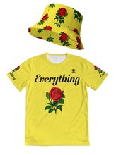 Load image into Gallery viewer, EVERYTHING ROSE 1 - YELLOW/BLACK Men&#39;s Tee
