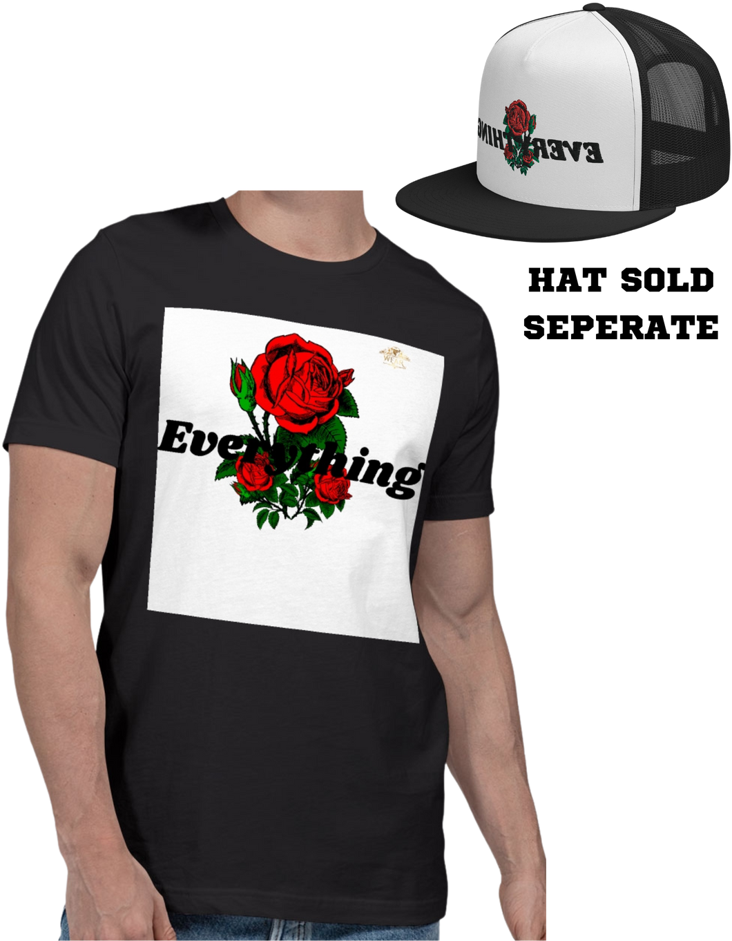 EVERYTHING ROSE 3.0 (Jersey T-Shirt) - RED/WHITE/Black