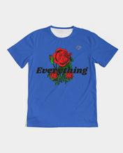 Load image into Gallery viewer, EVERYTHING ROSES 3.0 (T-SHIRT) - BLUE/BLACK Men&#39;s All-Over Print Tee
