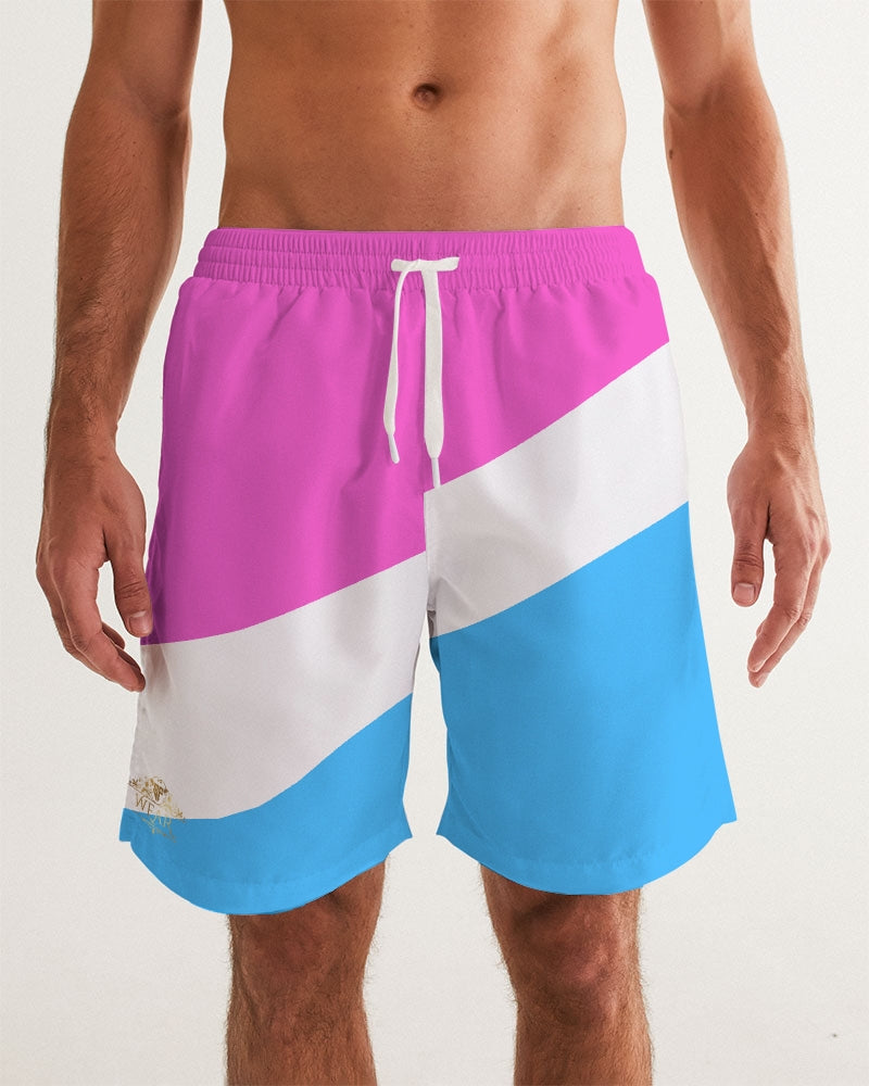 3 TONE SWIM TRUNKS Men's All-Over Print Swim Trunk