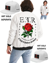 Load image into Gallery viewer, ETR 1 ROSE  JACKET - WHITE Men&#39;s Bomber Jacket
