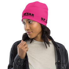 Load image into Gallery viewer, SF WEAR 5STAR - HOT PINK All-Over Print Beanie
