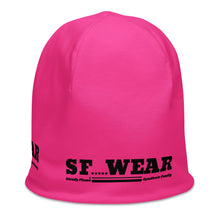 Load image into Gallery viewer, SF WEAR 5STAR - HOT PINK All-Over Print Beanie
