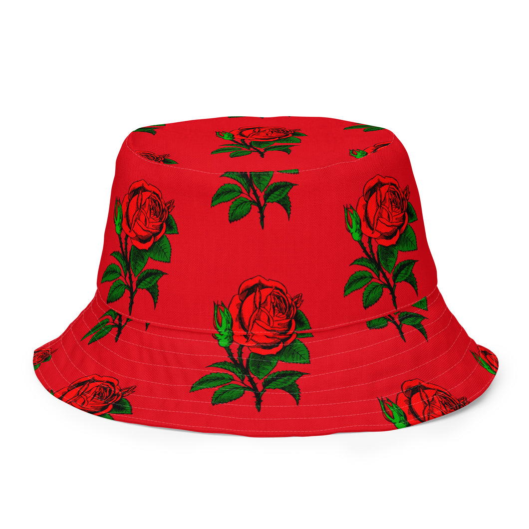 Fully Roses bucket hat - Red