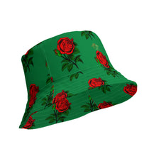 Load image into Gallery viewer, Fully Roses Bucket Hat - Green

