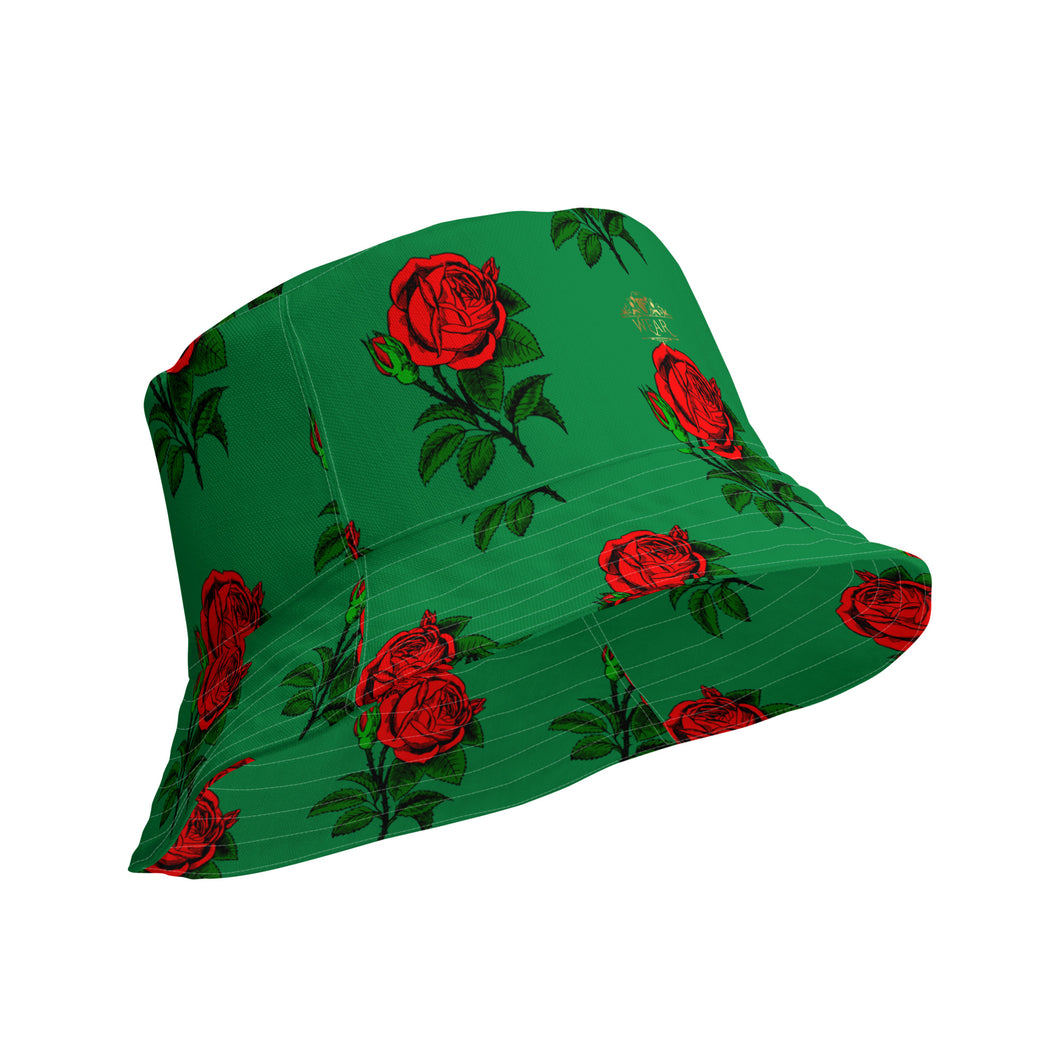 Fully Roses Bucket Hat - Green