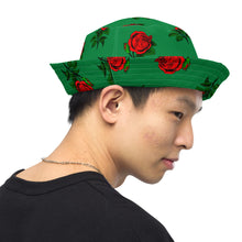 Load image into Gallery viewer, Fully Roses Bucket Hat - Green
