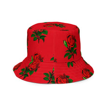 Load image into Gallery viewer, Fully Roses bucket hat - Red/Gold
