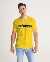 Load image into Gallery viewer, REFUGEES 2.0 - YELLOW Men&#39;s All-Over Print Tee
