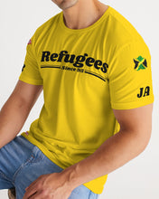 Load image into Gallery viewer, REFUGEES 2.0 - YELLOW Men&#39;s All-Over Print Tee
