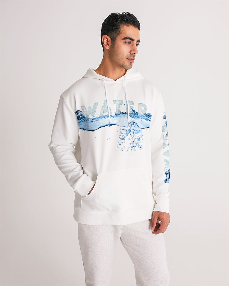 WATER - WHITE Men's All-Over Print Hoodie