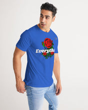 Load image into Gallery viewer, EVERYTHING ROSES 3.0 (T-SHIRT) - BLUE/WHITE Men&#39;s All-Over Print Tee
