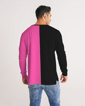 Load image into Gallery viewer, SF WEAR FLAVA - HOTPINK and BLACK Men&#39;s All-Over Print Long Sleeve Tee
