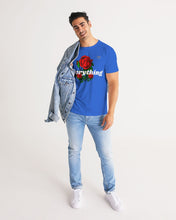 Load image into Gallery viewer, EVERYTHING ROSES 3.0 (T-SHIRT) - BLUE/WHITE Men&#39;s All-Over Print Tee
