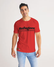 Load image into Gallery viewer, REFUGEES 2.0 - RED Men&#39;s All-Over Print Tee
