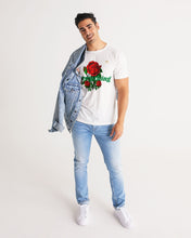 Load image into Gallery viewer, EVERYTHING ROSES 3 LINK UP - WHITE/GREEN Men&#39;s All-Over Print Tee
