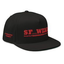 Load image into Gallery viewer, SF WEAR SNAPBACK - BLACK/RED
