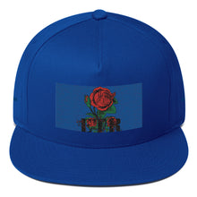 Load image into Gallery viewer, ETR 1 ROSE - BLUE Flat Bill Cap
