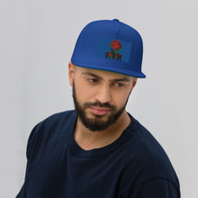 Load image into Gallery viewer, ETR 1 ROSE - BLUE Flat Bill Cap
