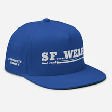 Load image into Gallery viewer, SF WEAR SNAPBACK - BLUE/WHITE
