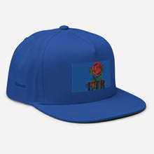 Load image into Gallery viewer, ETR 1 ROSE - BLUE Flat Bill Cap
