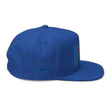 Load image into Gallery viewer, ETR 1 ROSE - BLUE Flat Bill Cap
